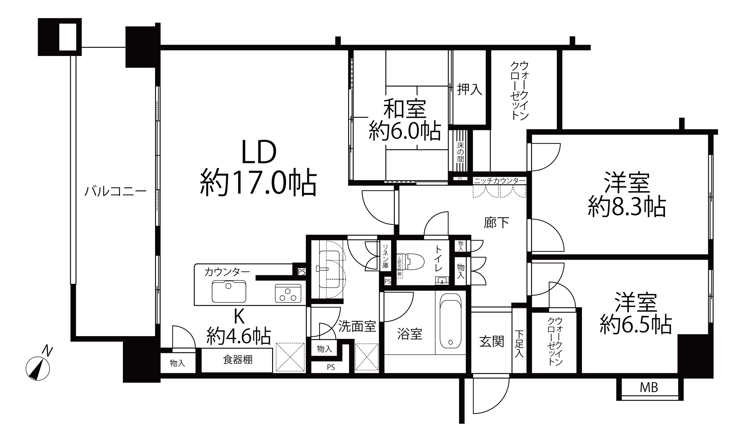グランシティユーロレジデンス川崎(間取り)