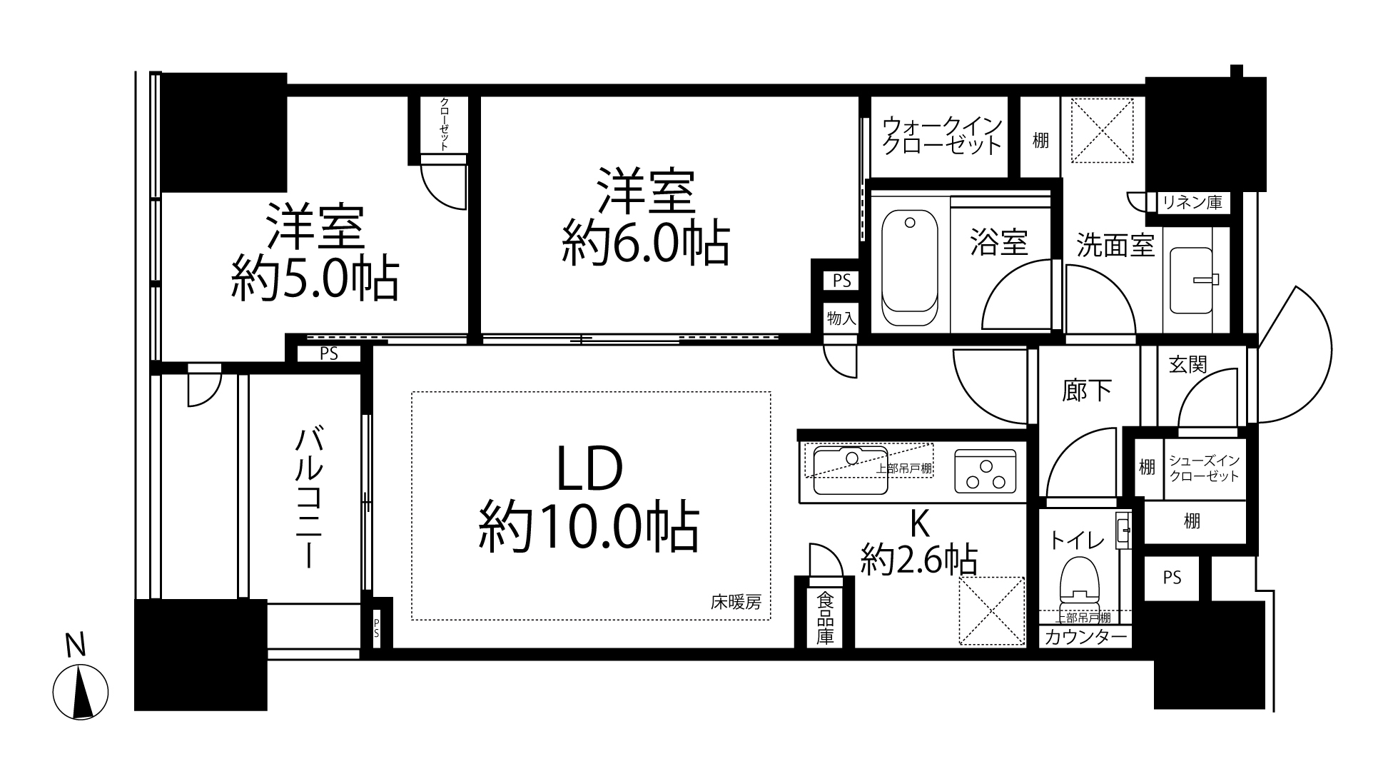 シティタワー銀座東(間取り)