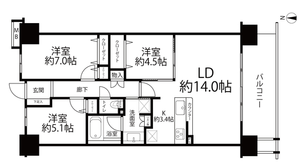キャピタルガーデン東大島ソレア