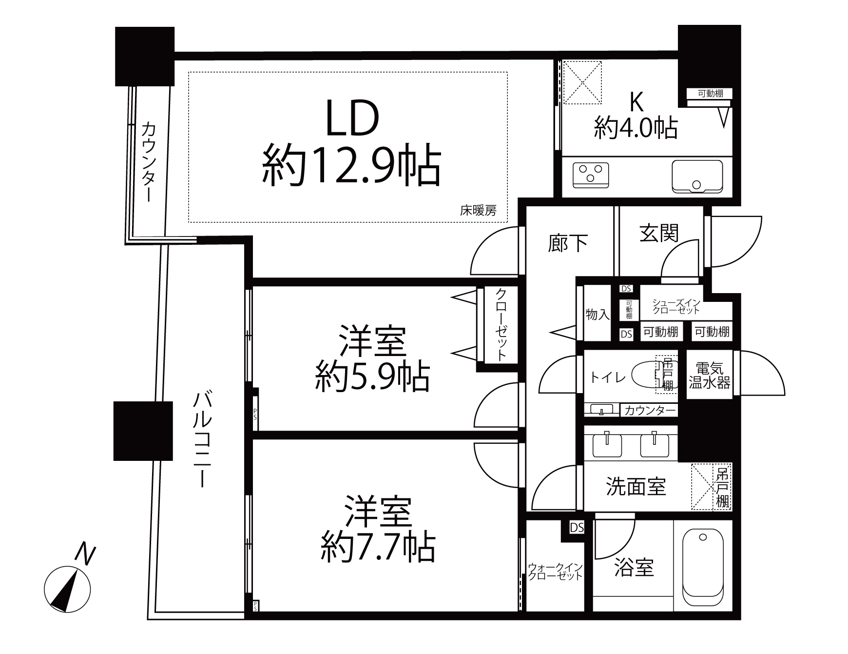 パークコート赤坂ザ・タワー(間取り)