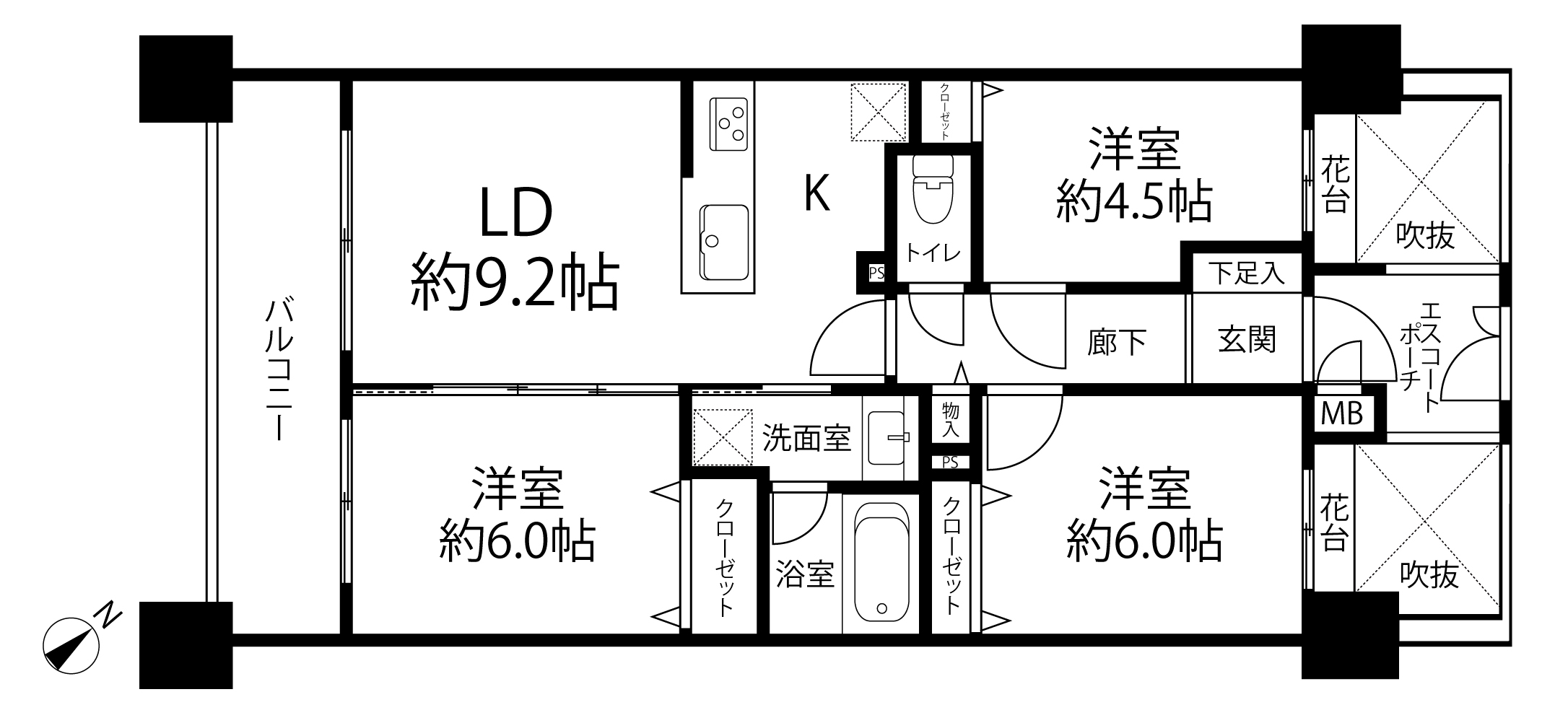 グランシティ東京イーストⅡ(間取り)