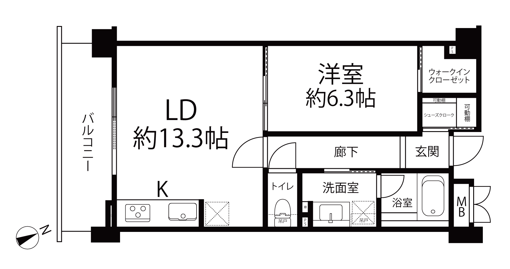 プラネ荻窪(間取り)