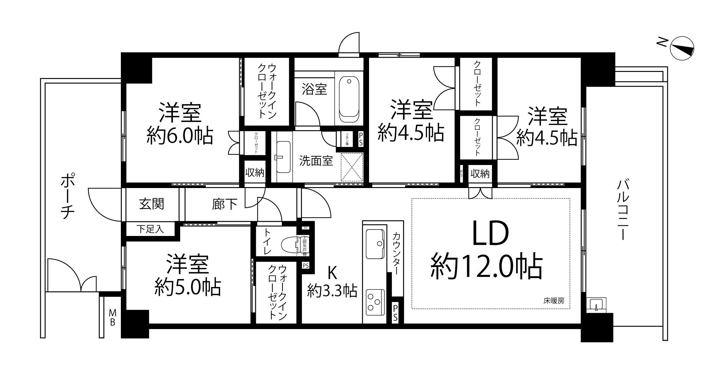 アデニウム篠崎(間取り)