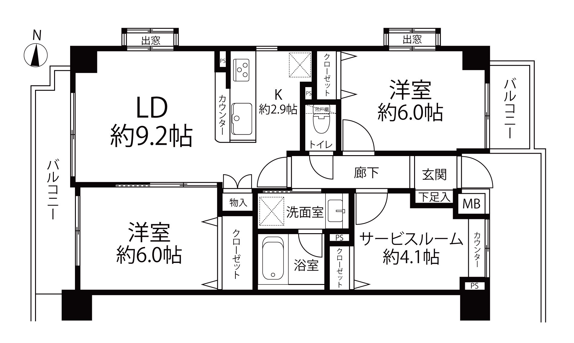 藤和シティホームズ南大泉(間取り)