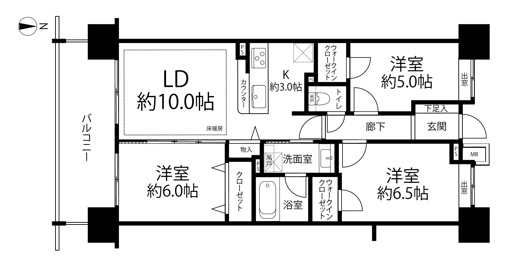 コスモ押上ガーデンシティ(間取り)