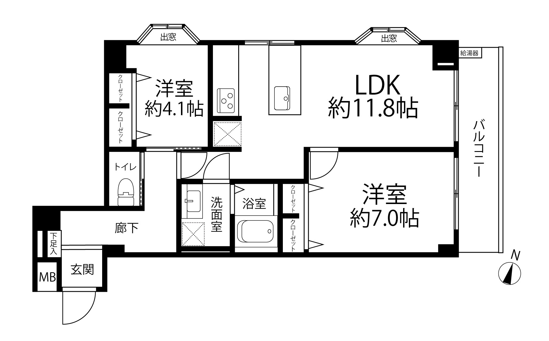 高田馬場プリンスマンション(間取り)