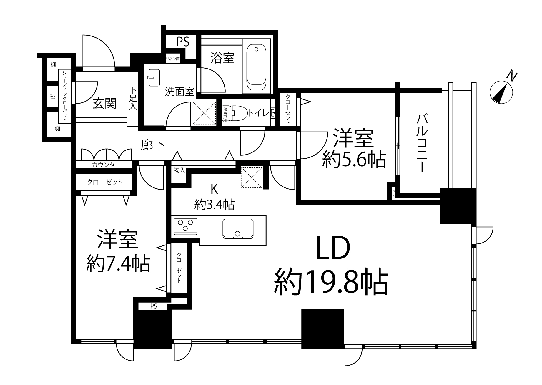 シティタワー有明(間取り)