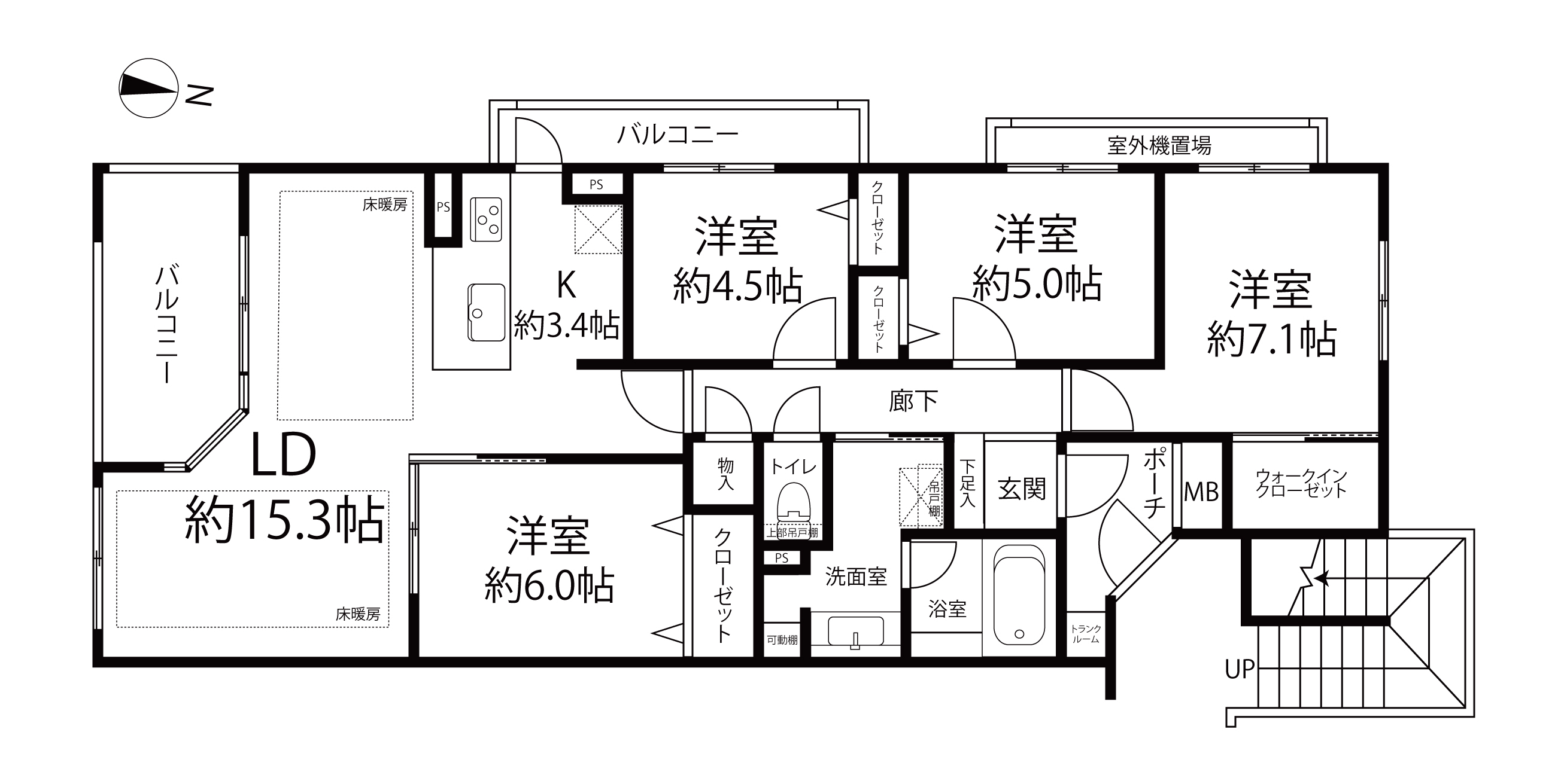 アールヴェール荻窪北(間取り)
