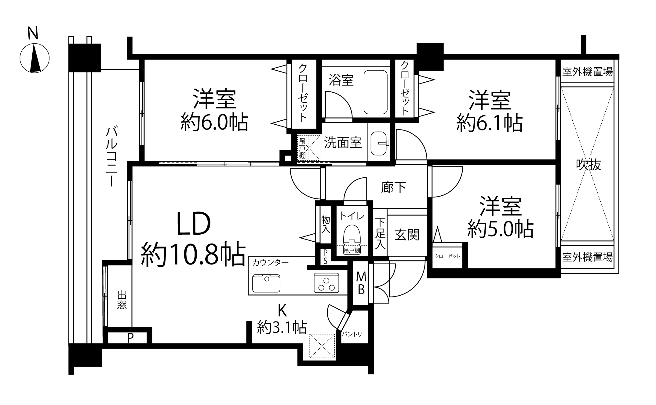 ステイツ西台フロンテージ(間取り)