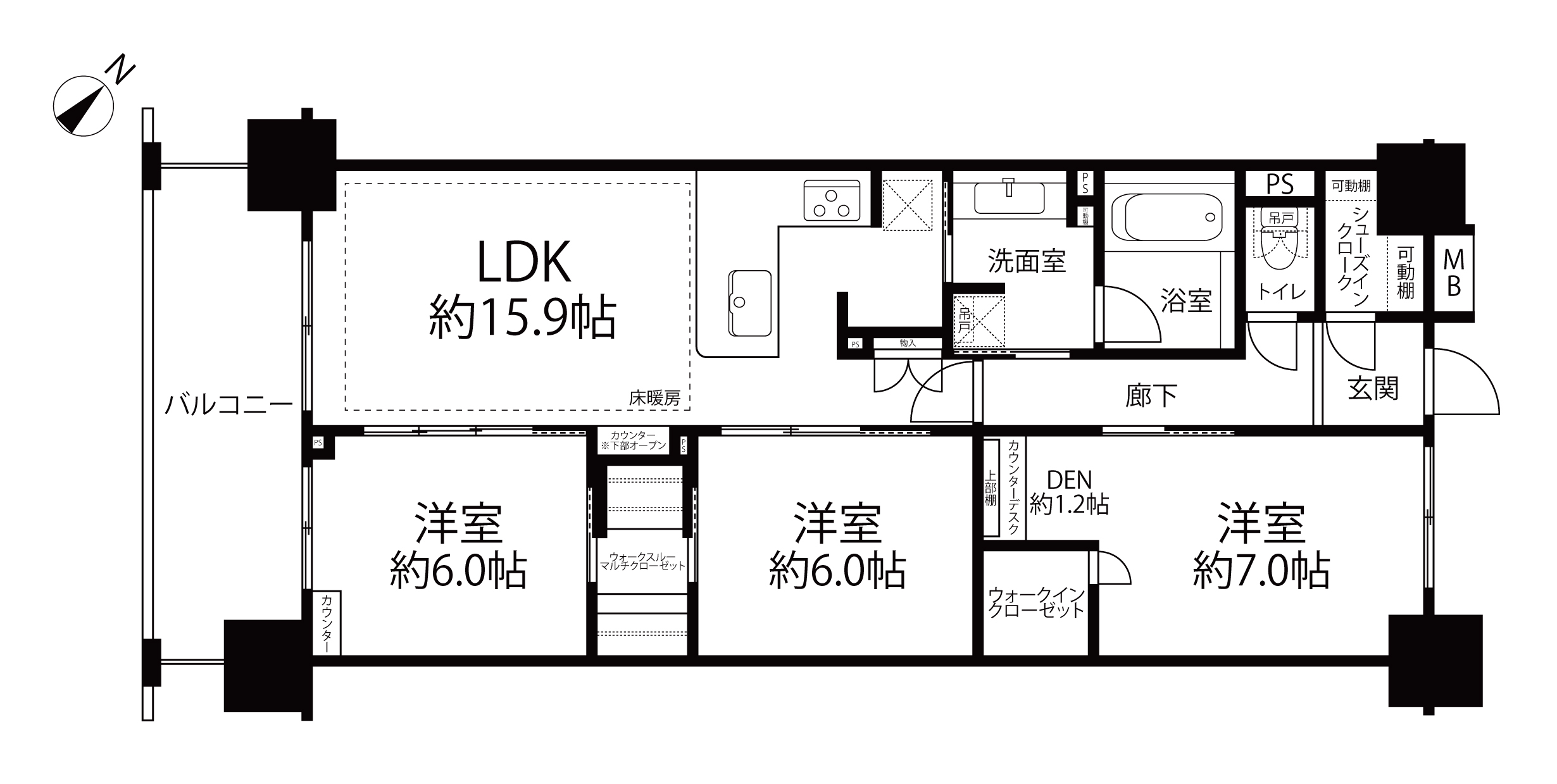 ライフレビュー横濱関内スクエア(間取り)