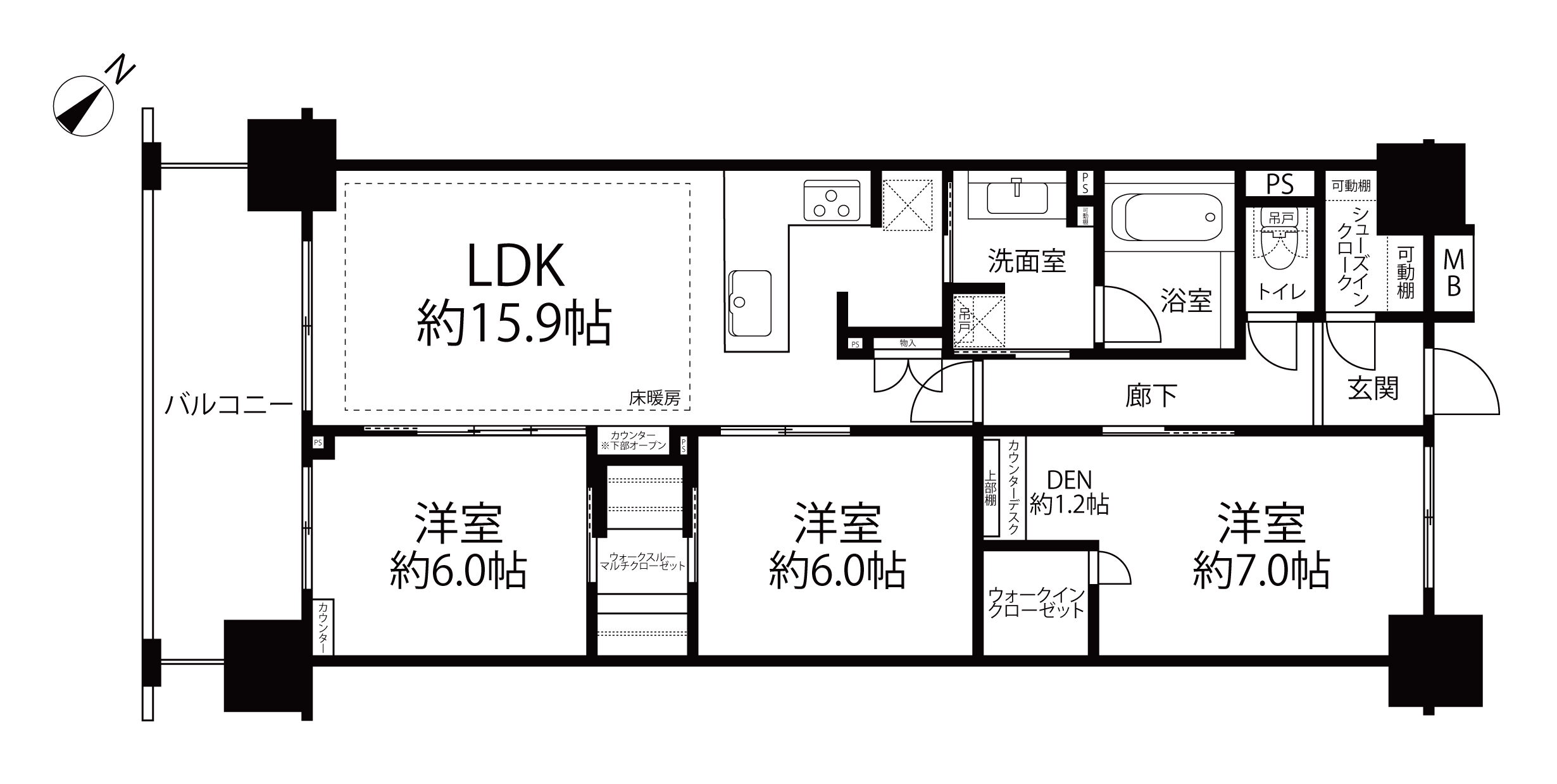 ライフレビュー横濱関内スクエア(間取り)