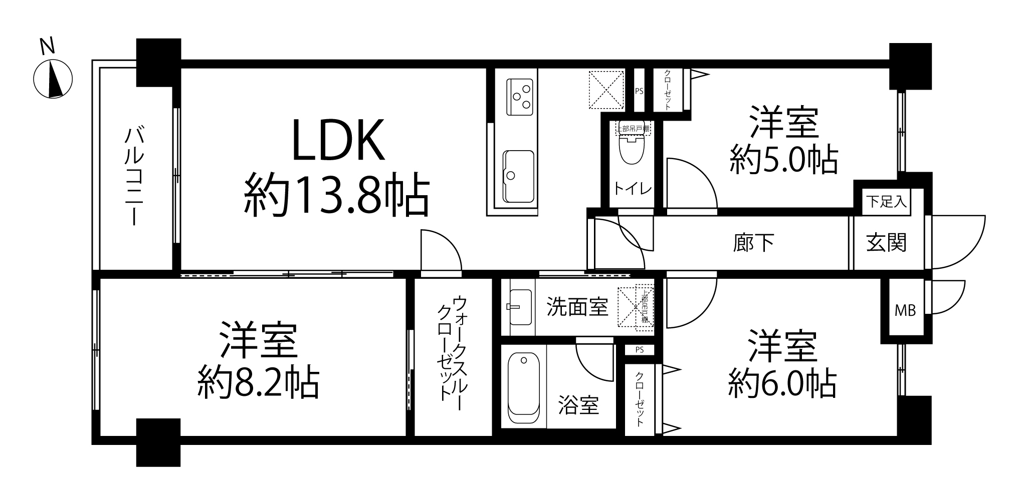 エクセルシオール文京南(間取り)