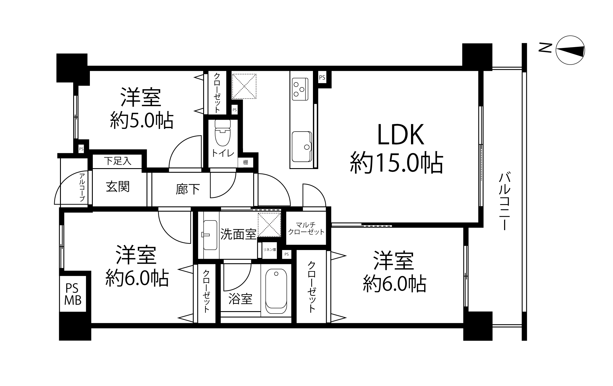 レクセル千川(間取り)